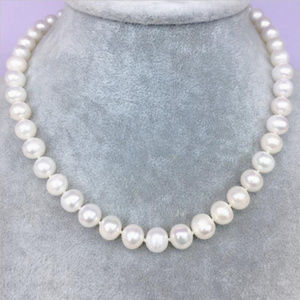 Women 8mm Pearls  Wedding Bridal Necklace